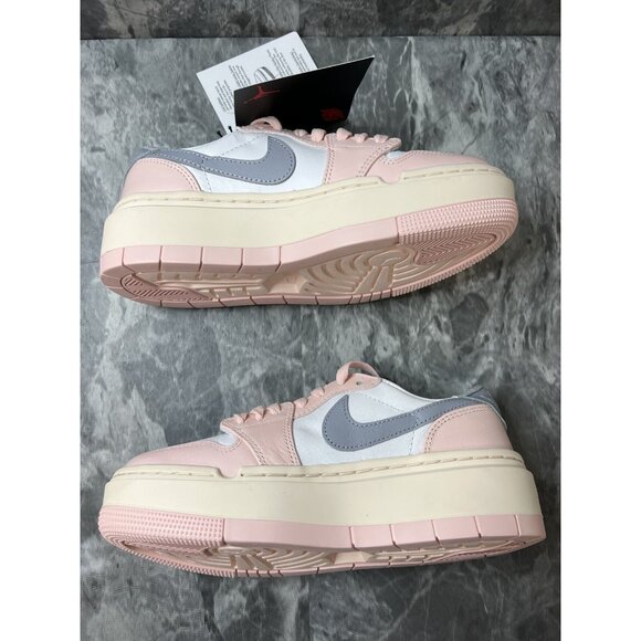 Air Jordan 1 Elevate Low Women Atmosphere/LT Steel Grey/White DH7004-600 SZ 10.5 - Picture 3 of 6